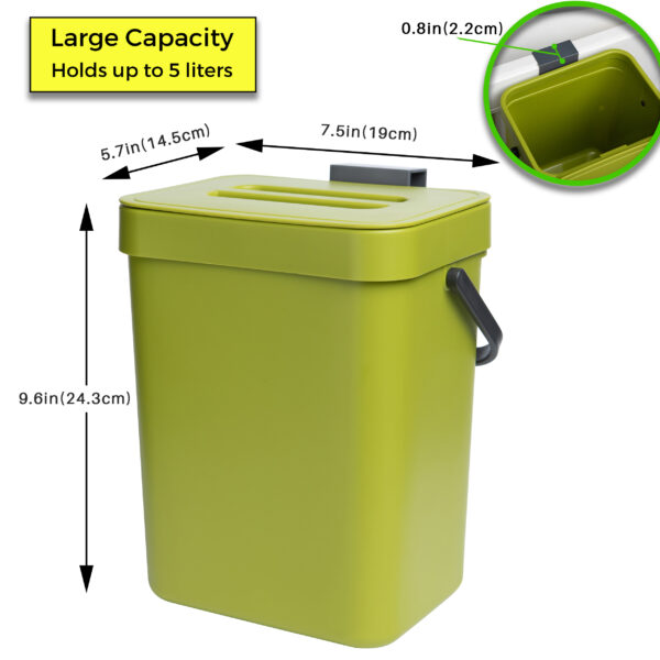 SProjects Compost Bin for Kitchen - Image 3